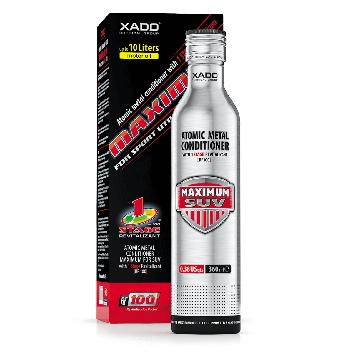 XADO 1 Stage Maximum SUV – Engine Revitalizant for 5–10 Qt. Engines