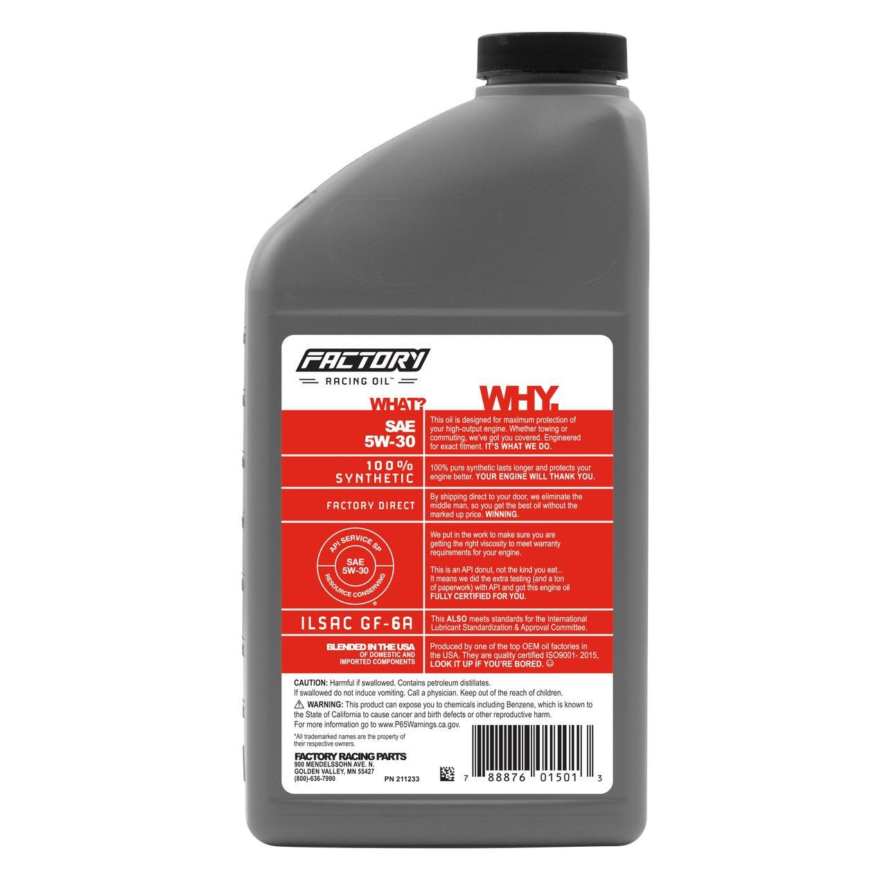 Oil Change Kit For Dodge Avenger 2.5L 1995-2000, Daytona 3.0L 1990-1993 5W-30 Full Synthetic Oil - 5 Quarts